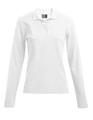 Dames Polo Lange Mouw Promodoro 4605 Wit